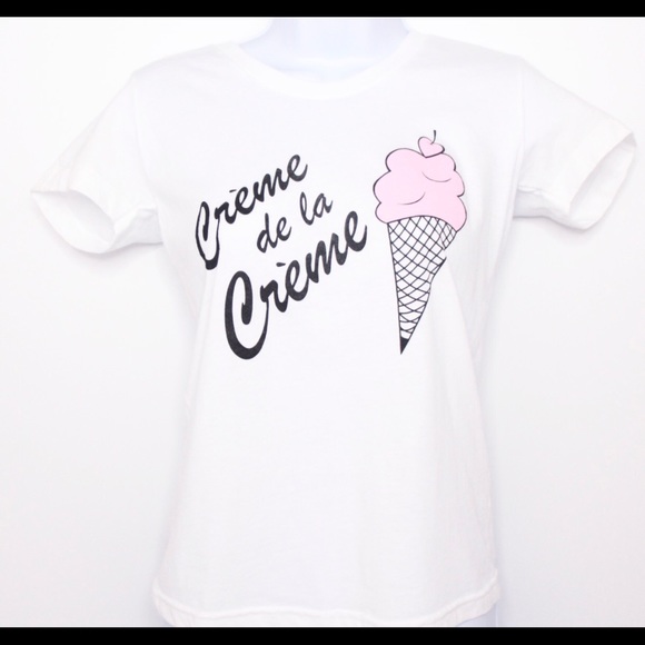 American Apparel x Millionera Pink Ice Cream Graphic T-shirt - Picture 4 of 6